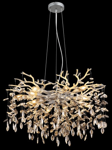 Globo lighting Luster "QUEENA" in silver