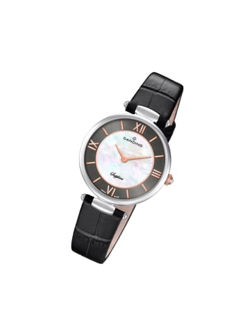Candino Analog-Armbanduhr Candino Elegance schwarz klein (ca. 30mm)
