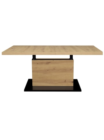 58 aufm Kessel COUCHTISCH Höhenverstellbar Else 3 120x56x70 Holzwerkstoff Asteiche