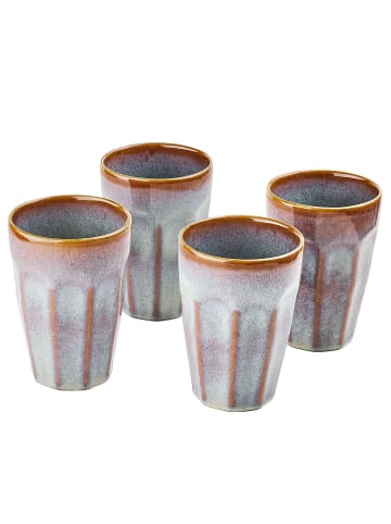 Butlers Latte Macchiato Tasse BERGAMO 6er-Set in Beige