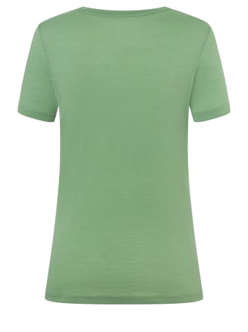 super.natural Merino T-Shirt in grün