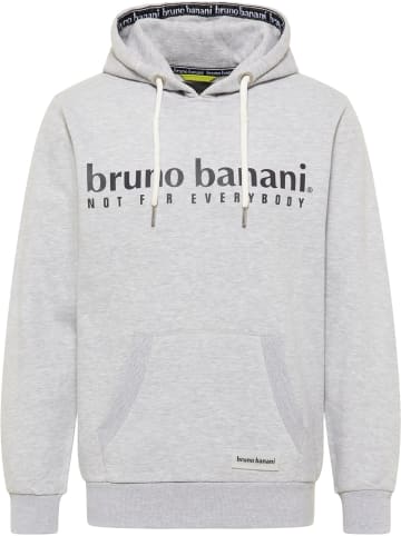 Bruno Banani Hoodie ohne Reißverschluss ALLISON in Hellgrau / Melange