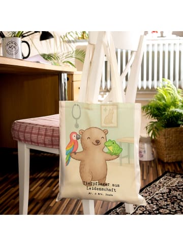 Mr. & Mrs. Panda Shopping Tasche Tierpfleger Leidenschaft Design... in Weiß