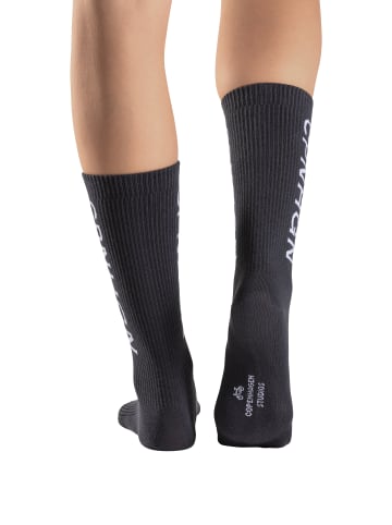Copenhagen Studios Tennissocken in 1x anthrazit, 1x hell blau, 1x rosa
