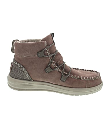 Hey Dude Eloise Suede Schnürstiefel Rosa
