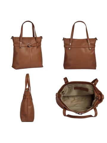Cluty Shopper in cognac