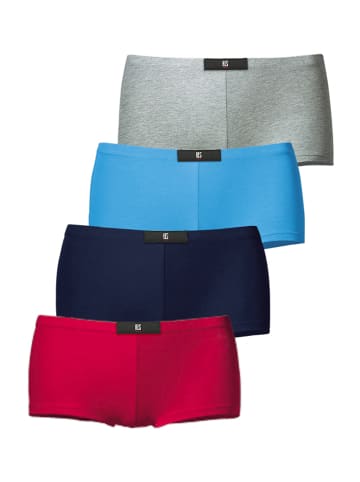 H.I.S Panty in grau-meliert, blau, marine, rot