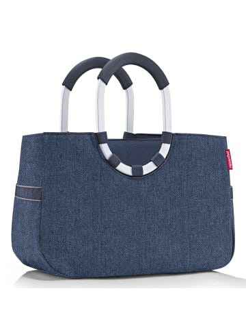 Reisenthel Shopper Tasche 40 cm in herringbone dark blue