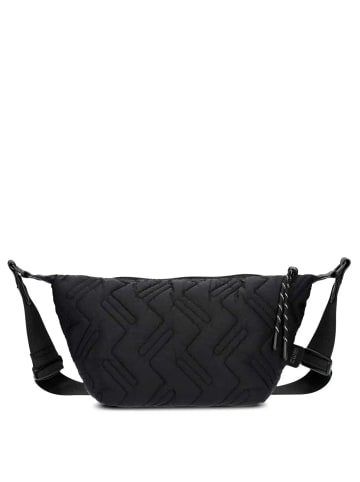 Zwei Cleo - Umhängetasche 36 cm (sand-new) in black-new