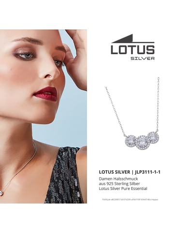 LOTUS silver Anhänger Silber 925 Sterling Silber Zirkoniastein Halsketten