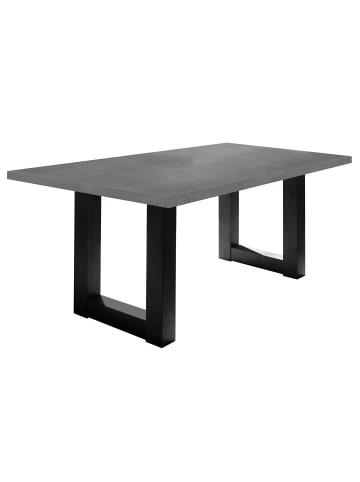 58 aufm Kessel ESSZIMMERTISCH Eila 8 140 x 90 x 75 Esstisch Schwarzstahl/Graphit