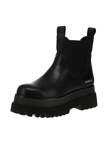 Replay Boots Any in Schwarz