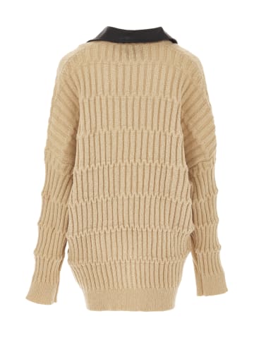 NAEMI Damen Strickjacke in Beige