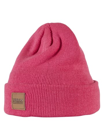 Urban Classics Beanies in pink/heatherwhite