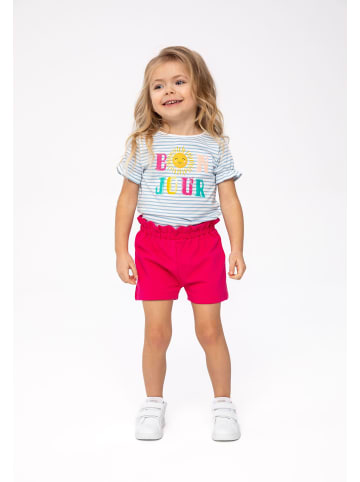 Minoti 2tlg. Outfit: T-Shirt & Shorts pineapple 4 in rosa
