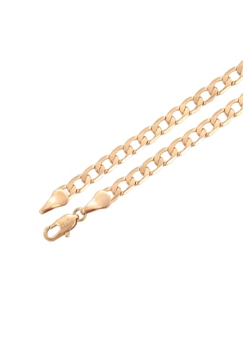 faina Women Curb Chain Link Bracelet in Rose Gold