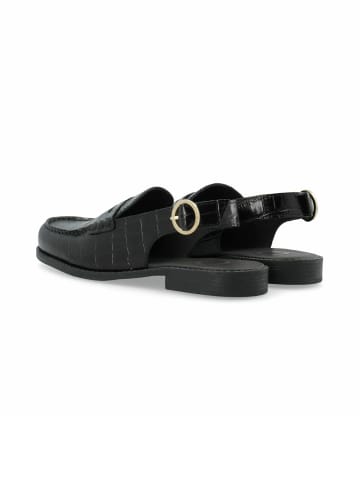 Cashott Niedriger Schuh CASROBERTA in Black Croco