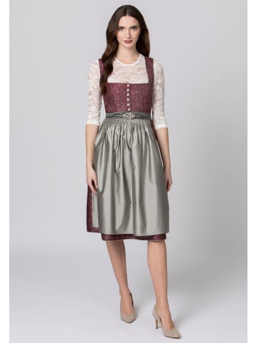 Stockerpoint Langes Dirndl "Leonora" in bordeaux