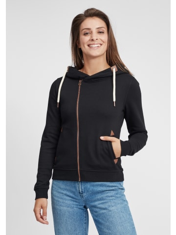 Oxmo Kapuzensweatjacke in schwarz