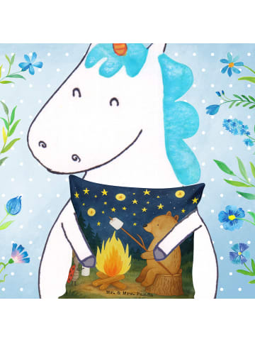 Mr. & Mrs. Panda Sofakissen Bär & Marienkäfer Lagerfeuer Design ... in Weiß