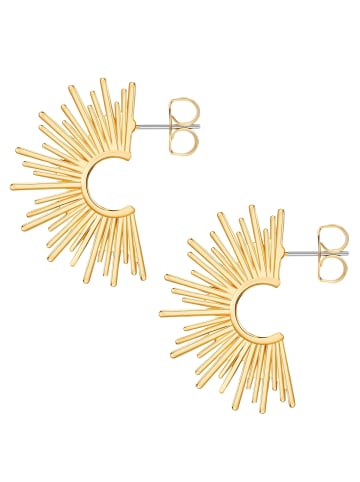 Yokoamii Ohrstecker aus Messing in gelbgold