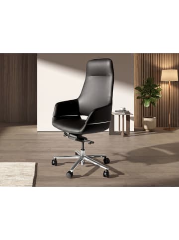 Angel Cerdá ANGEL CERDA 4259 Drehbarer Büro-Drehstuhl aus schwarzem Kunstleder