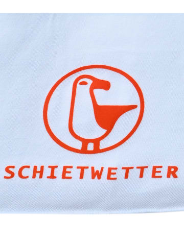 SCHIETWETTER Beanie mit Print Möwe in white/orange