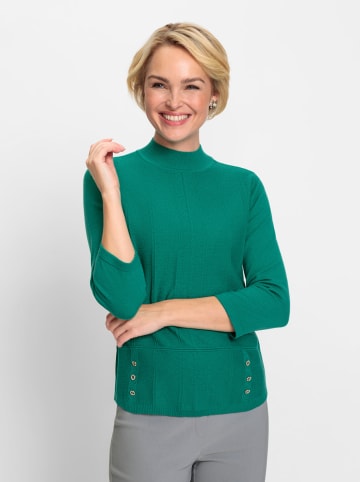 WITT WEIDEN Stehkragenpullover in smaragd