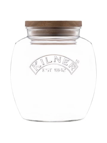 Kilner KILNER | Vorratsglas mit Akazienholzdeckel, Akazienholz