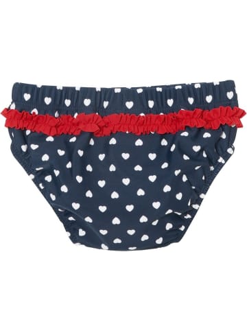 Playshoes Badehose "UV-Schutz Windelhose Herzen" in Blau
