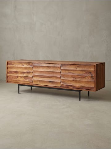 KADIMA DESIGN HiFi Lowboard WL5.636 Massivholz Landhaus TV Kommode