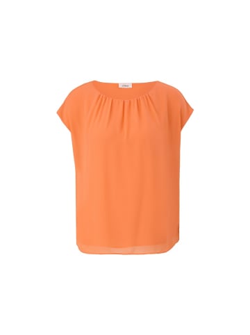 s.Oliver BLACK LABEL Halbarmbluse in Orange