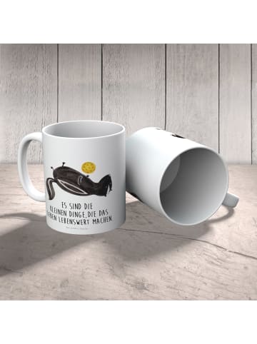 Mr. & Mrs. Panda Kaffeetasse Stinktier Ball mit Spruch in Weiß