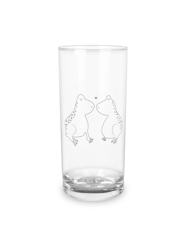 Mr. & Mrs. Panda Wasserglas Frosch Liebe ohne Spruch in Transparent