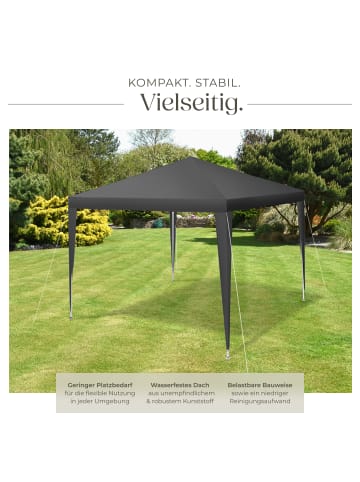 tectake Partyzelt Farah, wasserdicht, Stecksystem, 3x3m mit UV-Schutz