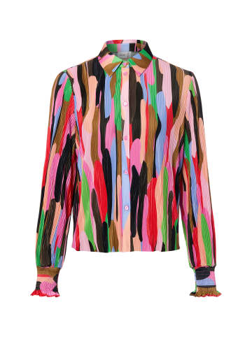 NÜMPH Hemdbluse Nuamara in altrosa mehrfarbig
