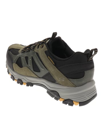 Skechers Trekkingschuhe in Oliv/Schwarz