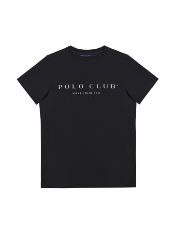 Polo Club T-Shirt in Schwarz