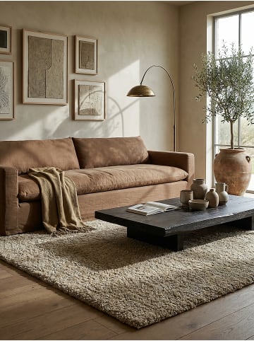 KADIMA DESIGN Shaggy-Teppich Kuschelig LYNE Weich Wohnzimmer in Beige