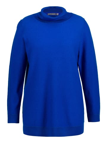 Ulla Popken Rollkragenpullover in royalblau