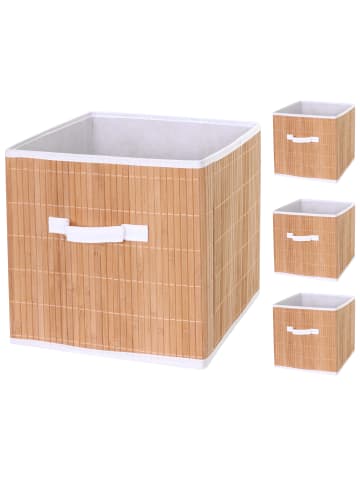 MCW 4er-Set Faltbox C21, Naturfarben