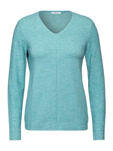 Cecil Pullover in heather adriatic green melange
