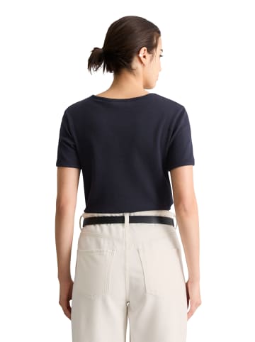 Marc O'Polo DENIM DfC T-Shirt mit Struktur relaxed in Blue Depths