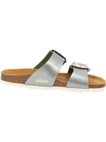 palado Pantoletten in olive metallic