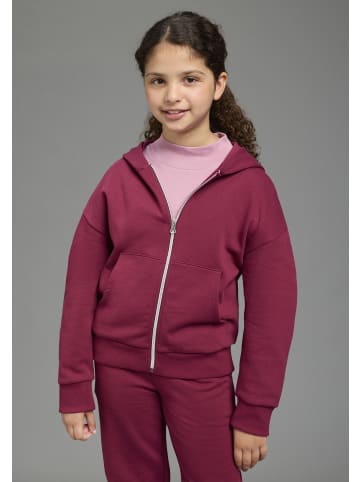 Kidsworld Kapuzensweatjacke in bordeaux