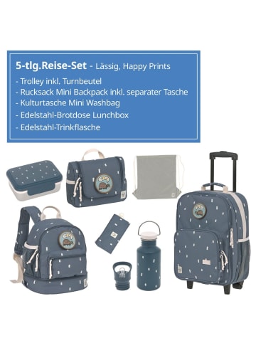 Lässig 5-tlg. Reise-Set - inkl. Trolley in blue,motif