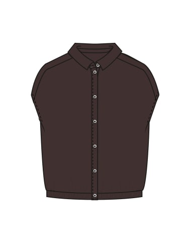 Smith&Soul Dropped shoulder Blouse in Dark Choc