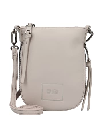 FREDs BRUDER Bestie Mini Bag Umhängetasche Leder 15.5 cm mit Dehnfalte in stone