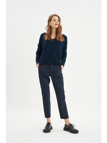 InWear Pants Suiting Zella Gerade Passform in Marine Blue