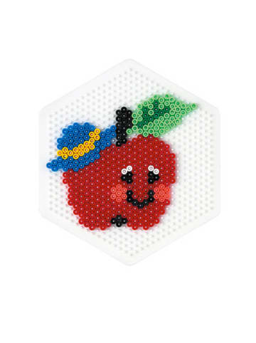 Hama Midi-Stiftplatte gr. Sechseck, weiß - ab 5 Jahren